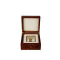 DS Wooden Watch Box Wood Grain High Gloss Gift Single Watch Storage Display Box